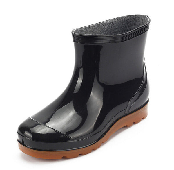 HEE GRAND Men's Rainbooots Fashion Men's Footwear Rubber Boots Rainning Working Shoes For Males XWX4399