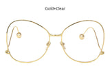 Women Clear Glasses Frame Eyeglasses Female Male Fashion Vintage Butterfly Eyewear Frame Optical Glasses