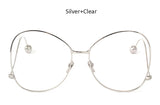 Women Clear Glasses Frame Eyeglasses Female Male Fashion Vintage Butterfly Eyewear Frame Optical Glasses