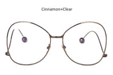 Women Clear Glasses Frame Eyeglasses Female Male Fashion Vintage Butterfly Eyewear Frame Optical Glasses