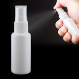 Hot 5pcs 30ml Travel White Plastic Perfume Atomizer Empty Small Spray Bottle for all kinds of pure dew, make-up water