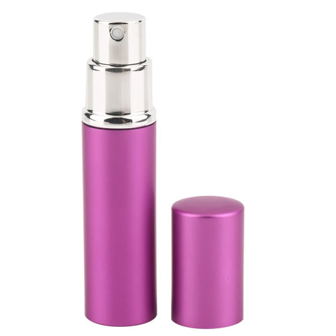 High Quality Durable Smooth Surface Aluminum Metal Refillable Atomizer Empty Perfume Bottle Lady Gift 5ml