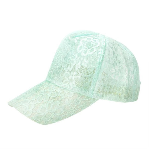 Women's Baseball Caps Lace Sun Hats Women Baseball Cap Adjustable Hat Gorras 2017 Summer Cap For Women Snapback Casquette