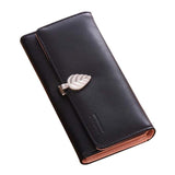 women's wallet with zipper Lady Women Leather Wallet Long Clutch Card Holder Purse monedero mujer #LREL