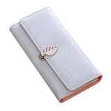 women's wallet with zipper Lady Women Leather Wallet Long Clutch Card Holder Purse monedero mujer #LREL