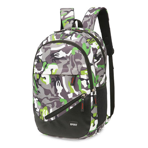 Xiniu Mens Camouflage Satchel School Bag Women Recreation Bag Man Travel Canvas Backpack #GHYW