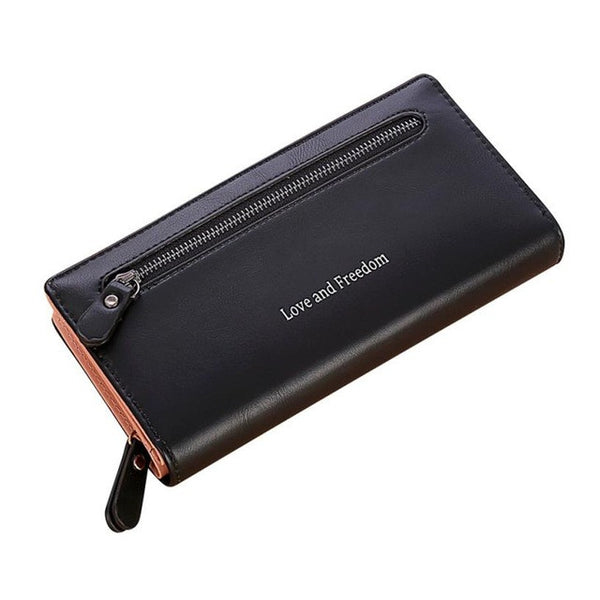 Xiniu women's wallet with zipper Solid Color Coin Purse Lady wallet Long Card Holders portefeuille femme #EL