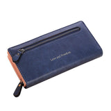 Xiniu women's wallet with zipper Solid Color Coin Purse Lady wallet Long Card Holders portefeuille femme #EL