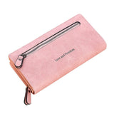 Xiniu women's wallet with zipper Solid Color Coin Purse Lady wallet Long Card Holders portefeuille femme #EL