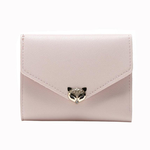 Xiniu women wallets luxury brand wallets designer purse Female cartoon wallet Fox Head Short Purses #6M