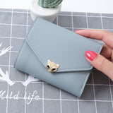 Xiniu women wallets luxury brand wallets designer purse Female cartoon wallet Fox Head Short Purses #6M