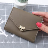 Xiniu women wallets luxury brand wallets designer purse Female cartoon wallet Fox Head Short Purses #6M