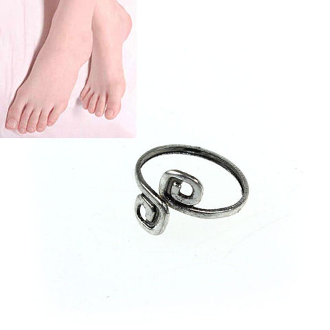 2016 fashion New Women Fashion Simple Retro Toe Ring Adjustable Foot Beach Jewelry