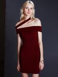 Plain Halter Women's Bodycon Dress