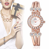 Women's Stainless Steel Band Analog Quartz Fashion Bracelet Wrist Watch