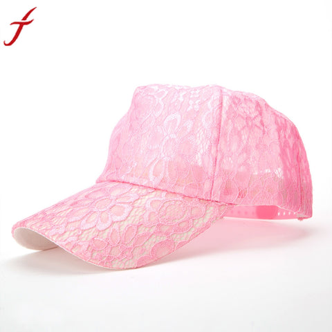 Women's Baseball Caps Lace Sun Hats Women Baseball Cap Adjustable Hat Gorras 2017 Summer Cap For Women Snapback Casquette