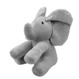 Baby Animated Flappy The Elephant Plush Toy  Electric Toy Doll Educational Toy