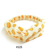 Women's Satin elastic cross headband geranium European and American hair accessories