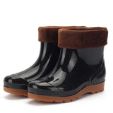 HEE GRAND Men's Rainbooots Fashion Men's Footwear Rubber Boots Rainning Working Shoes For Males XWX4399