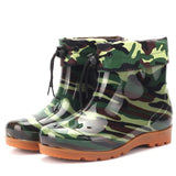 HEE GRAND Men's Rainbooots Fashion Men's Footwear Rubber Boots Rainning Working Shoes For Males XWX4399