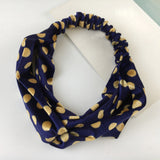 Women Velvet Cross Twist Headband Hair Band Turban Elastic Headband Bandage