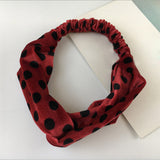 Women Velvet Cross Twist Headband Hair Band Turban Elastic Headband Bandage