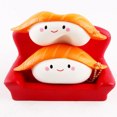 Sushi Scented Squeeze Slow Rising Fun Toy Relieve Stress Cure Gift