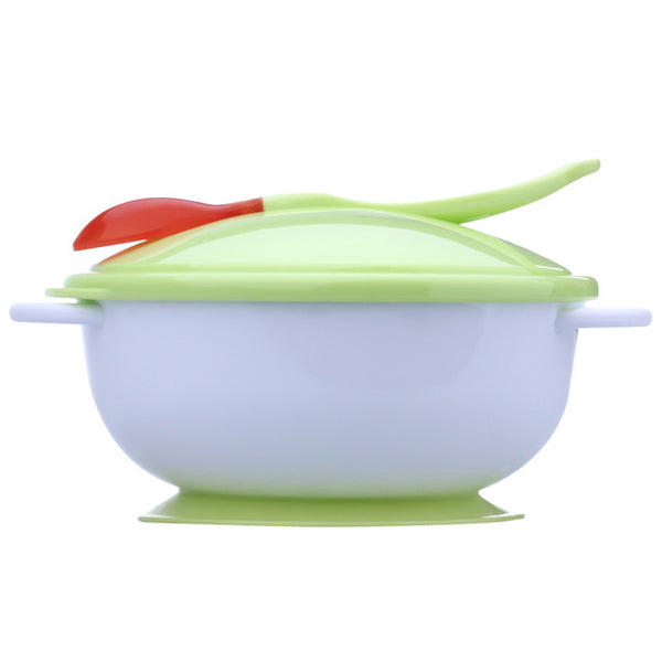 Children's Baby Dish Baby Feeding Dishes Bowl Training Spoon Suction Cup Bowl Tableware Kids Child Food Container Feeder Set