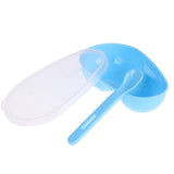 2Pcs/set Baby  Suction Bowl Dishes with Spoon Baby Training Bowl Spoon Set for Toddler Newborn